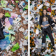 Image for article titled Photos: Americans snuggle up to a week’s worth of their trash, in a powerful message on waste